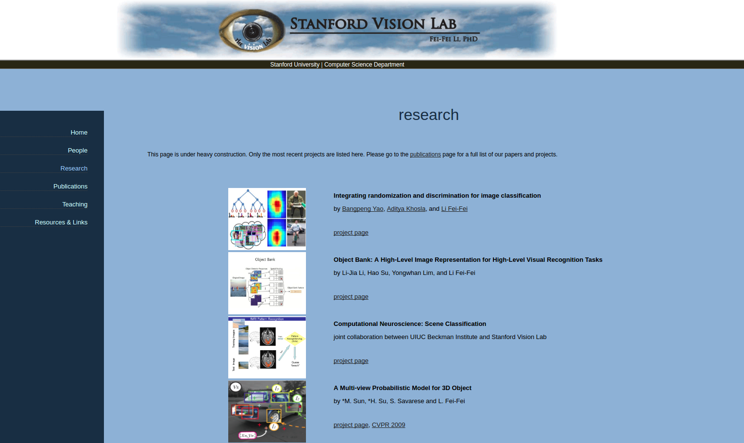 Stanford Vision Lab